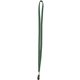a kelly green (pms 3425) 7/16 nylon elastic lanyard