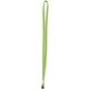 a neon green (pms 802) 7/16 nylon elastic lanyard