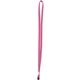 a neon pink (pms 1915) 7/16 nylon elastic lanyard