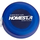 a translucent blue 5 vinyl tape measure
