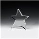 aerial view a clear 3/4 thick moving star paperweight - 4-1/2 x 5, image 1 of 2