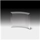 aerial view a acrylic curved standing award - 6 x 8, image 1 of 2