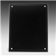 aerial view a black large certificate holder - clear on black - 8 x 10 insert, image 1 of 2