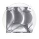 aerial view a acrylic deco acrylic and chrome award - 11 1/4 x 11 1/4, image 1 of 7