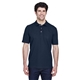 aerial view a navy ultraclub - mens classic piqu polo, image 1 of 7