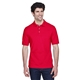 aerial view a red ultraclub - mens classic piqu polo, image 1 of 7