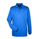 aerial view a royal ultraclub - mens cool dry long sleeve meshpiqu polo, image 1 of 4