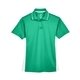 aerial view a kelly/ white ultraclub ladies cool dry sport two - tone polo, image 1 of 7