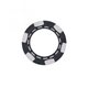 aerial view a black poker chip 1 1/2, image 1 of 2