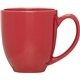 Promotional 15 Oz Glossy Ceramic Bistro Mug Glossy Red