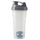 aerial view a translucent clear bottle & grey lid 24 oz shake - it(tm) mix and shake bottle, image 1 of 2