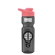 a smoke bottle & salmon lid champion - 28 oz transparent bottle with drink thru lid