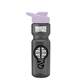a smoke bottle & lilac lid champion - 28 oz transparent bottle with drink thru lid