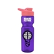 a violet bottle & salmon lid champion - 28 oz transparent bottle with drink thru lid