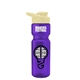 a violet bottle & pastel yellow lid champion - 28 oz transparent bottle with drink thru lid