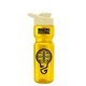 a yellow bottle & pastel yellow lid champion - 28 oz transparent bottle with drink thru lid