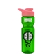 a green bottle & salmon lid champion - 28 oz transparent bottle with drink thru lid