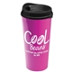a black lid & hot pink cup the roadmaster - 20 oz travel tumbler with auto sip lid