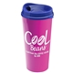 a royal blue lid & hot pink cup the roadmaster - 20 oz travel tumbler with auto sip lid