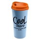 a orange lid & slate blue cup the roadmaster - 20 oz travel tumbler with auto sip lid