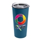 a steel blue tumbler & clear lid the roadmaster - 18 oz travel tumbler with clear slide lid - digital