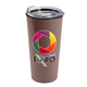 a mocha mousse tumbler & clear lid the roadmaster - 18 oz travel tumbler with clear slide lid - digital