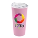 a awareness pink tumbler & clear lid the roadmaster - 18 oz travel tumbler with clear slide lid - digital