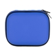 aerial view a blue 36pc first aid kit with eva soft zipper case, image 1 of 6