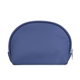 aerial view a navy chic small soft pu cosmetic pouch, image 1 of 5