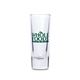 aerial view a clear 2 oz glass shooter, image 1 of 2