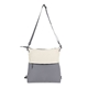 aerial view a white ocean plastic two tone backpack tote, image 1 of 5