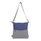 aerial view a navy ocean plastic two tone backpack tote, image 1 of 5