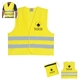 a group of reflective safety vest