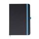 aerial view a blue dualedge pu a5 journal, image 1 of 5