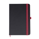 aerial view a red dualedge pu a5 journal, image 1 of 5