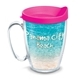 a fuchsia tervis(r) classic mug full - color insert - 16 oz
