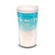 a white tervis(r) classic tumbler full - color insert - 16 oz