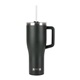 aerial view a charcoal rovr(r) 40 oz vacuum insulated travel tumbler, image 1 of 6