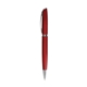 aerial view a red dawson recycled aluminum twist action ballpoint pen, image 1 of 3