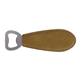 aerial view a tan wallace leatherette bottle opener, image 1 of 3
