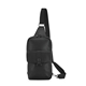 aerial view a black bugatti henry sling bag, image 1 of 4