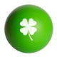 a green shamrock ball