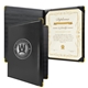 a black diploma holder deluxe portrait