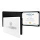 a white diploma holder standard landscape