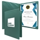 a green diploma holder economy portrait