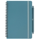 aerial view a steel blue 7698 hga repreve(r) spiral jotter notepad - a5 - colorjet, image 1 of 4