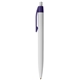 aerial view a purple 3535 colorflow recycled plastic pen, image 1 of 2