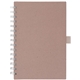 aerial view a dune warm gray 5 terra recycled milk carton hard cover spiral notebook - a5 - colorjet, image 1 of 2