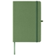 aerial view a forest green 2410 terra recycled milk carton hard cover notebook - a5 - colorjet, image 1 of 2