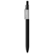 aerial view a black nimbus rpet translucent clip pen - colorjet, image 1 of 2